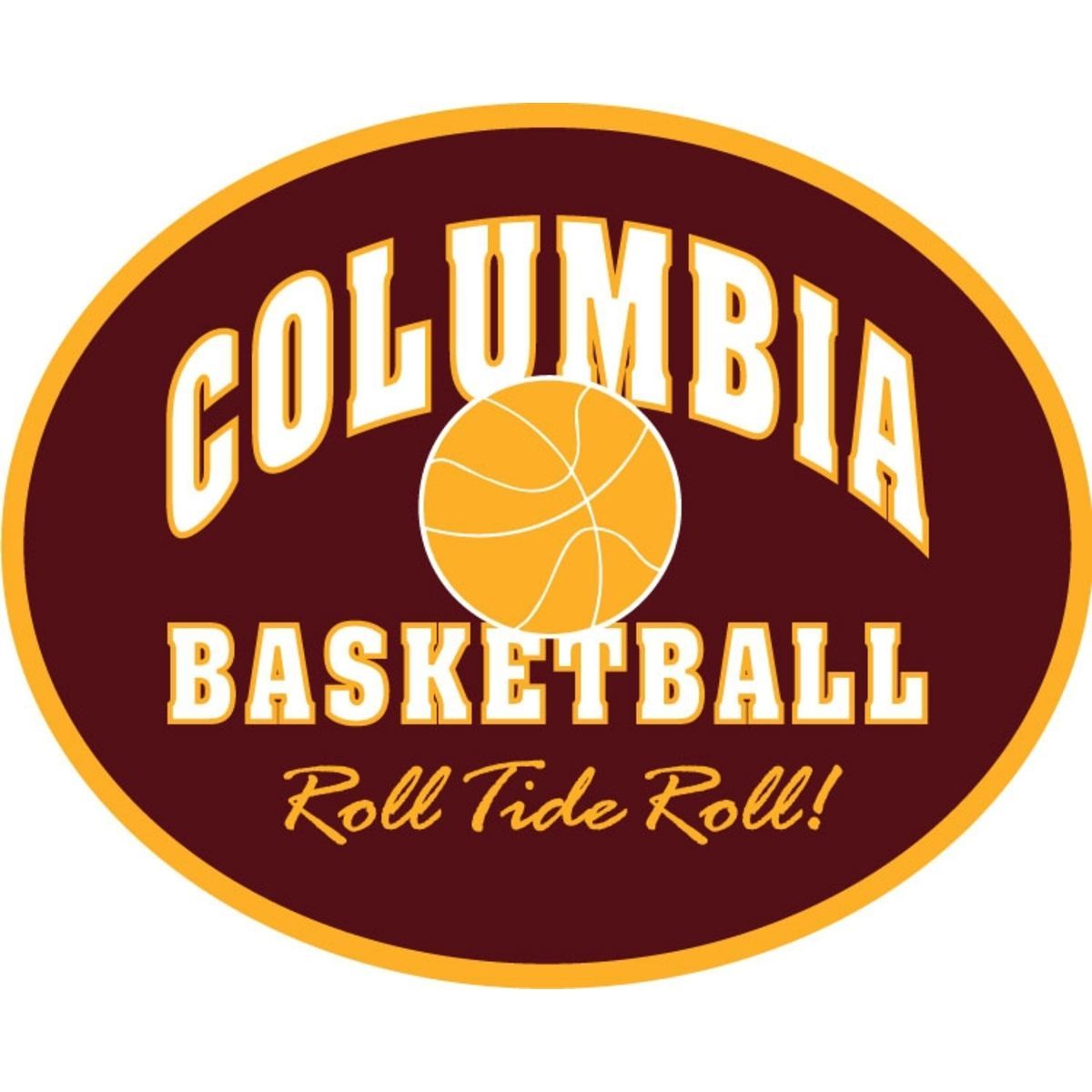 Custom 4.5" x 5.5" Oval 35 mil Car Magnet