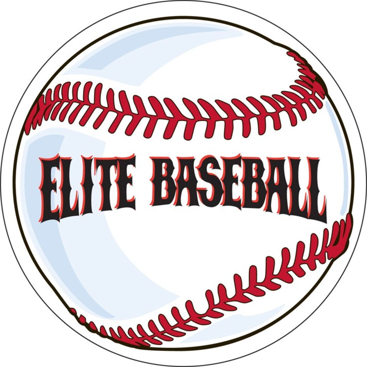 Custom 5.75" Diameter Circle Baseball Ball Car Magnet