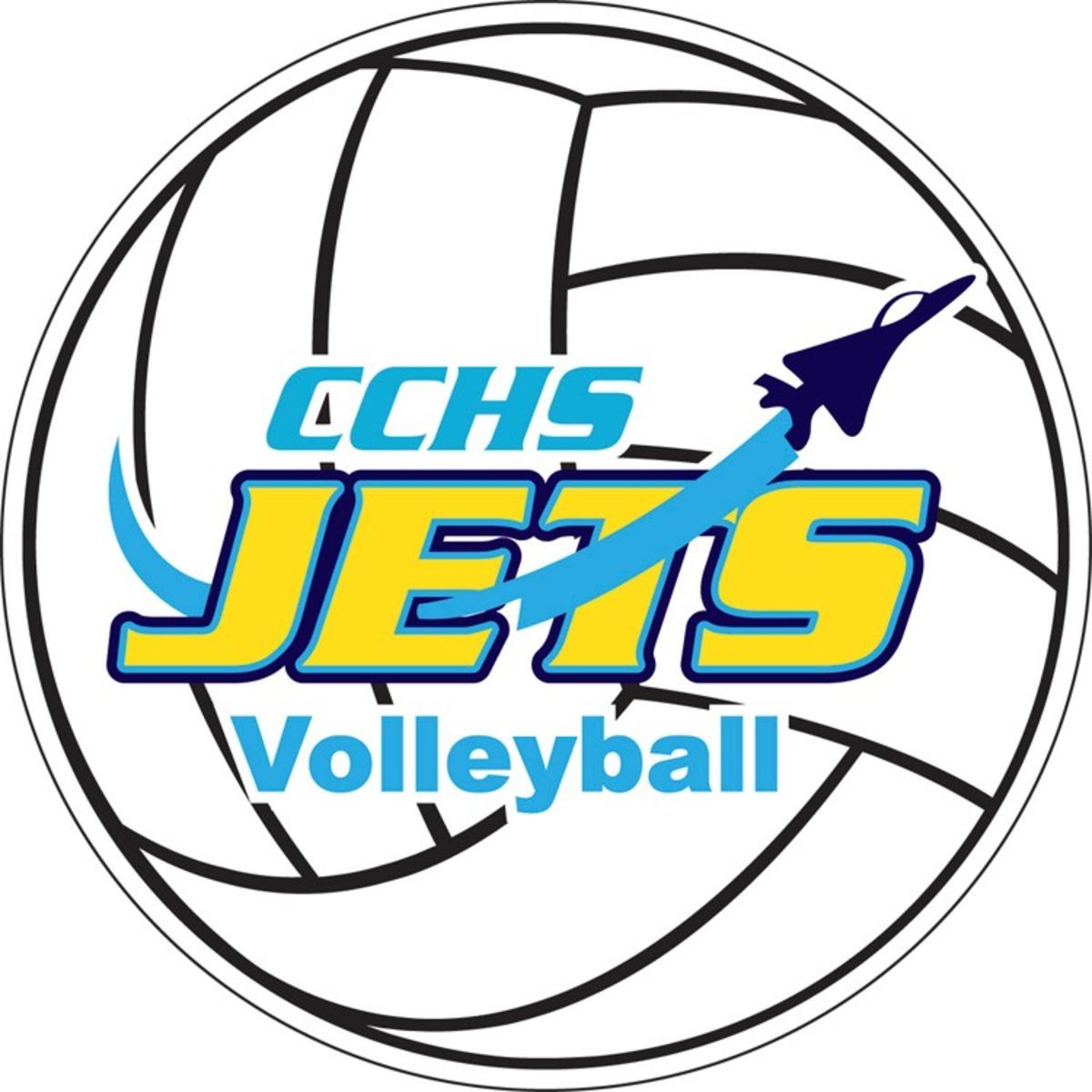 Custom 5.75" Dia Volleyball Car Magnet