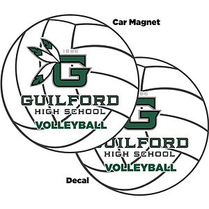 Custom 5 Inch Circle 35 mil Car Magnet & Decal Combo