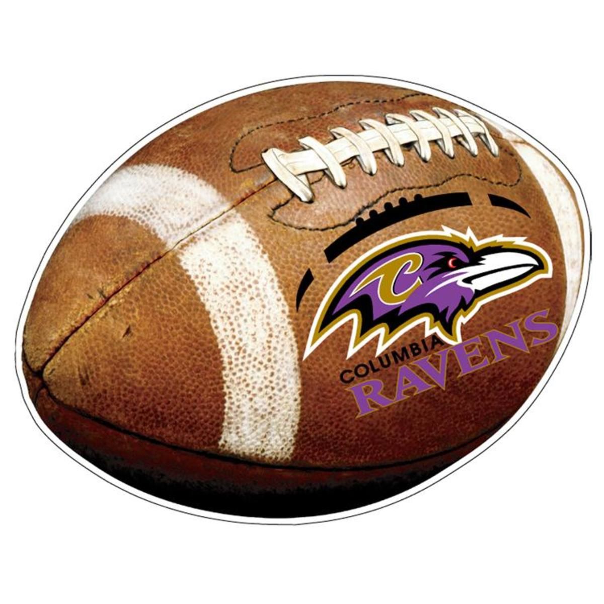 Custom 3" x 4" Football Car Magnet
