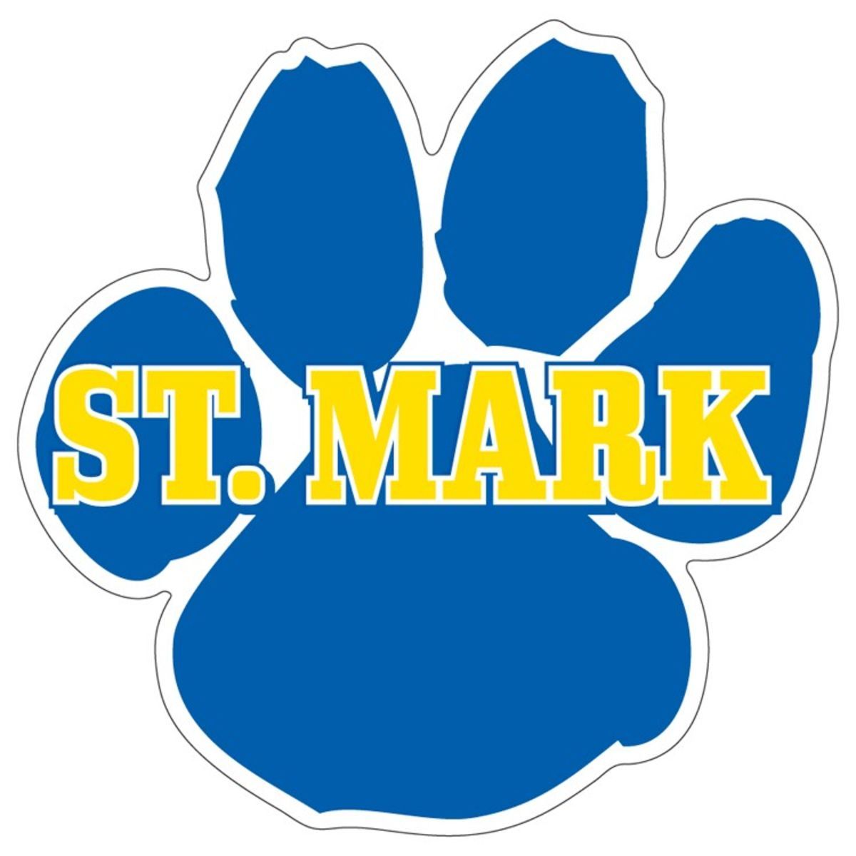 Custom 5" Paw Print Car Magnet