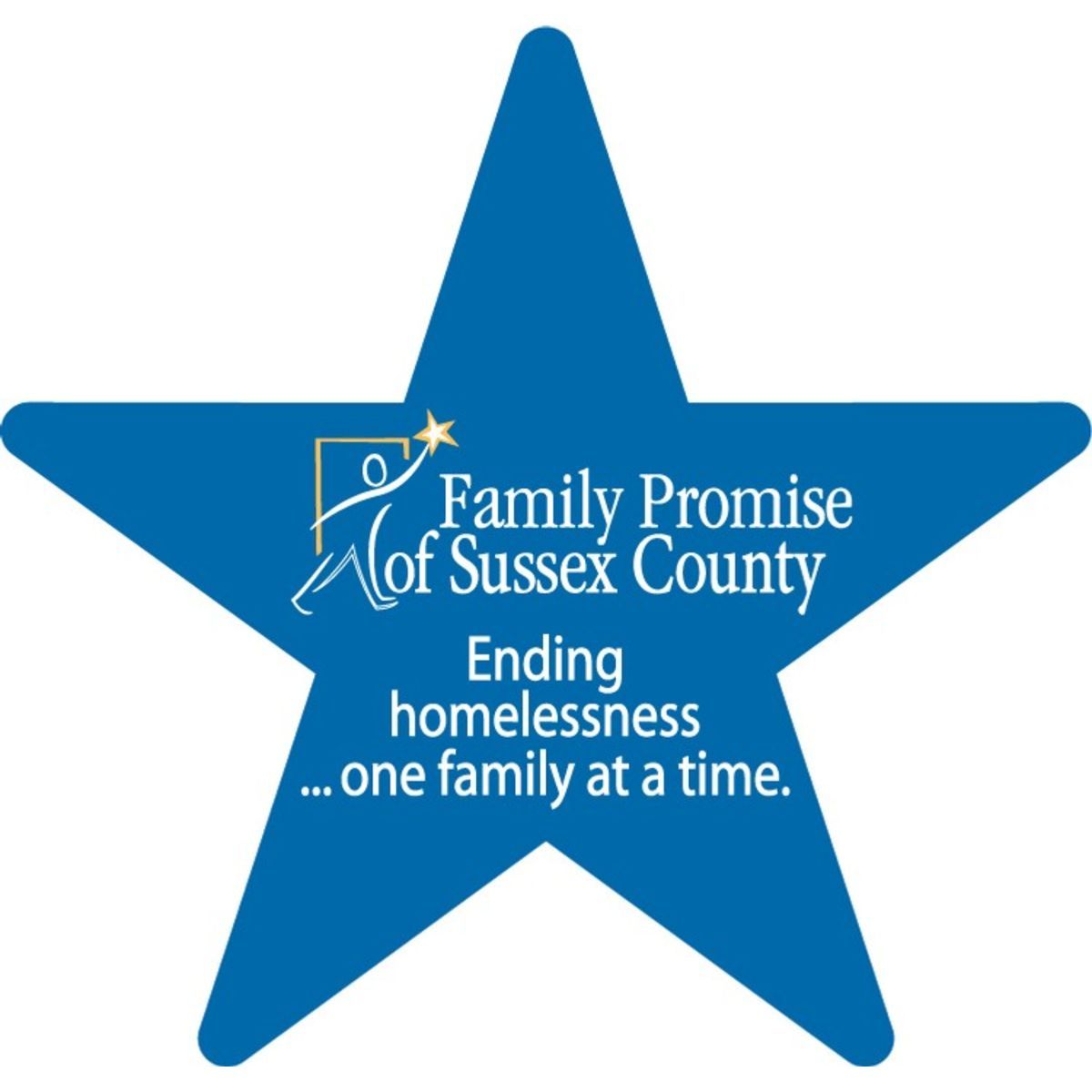 Custom 5" x 4.75" Star Shape Car Magnet