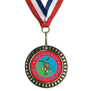 Full Color Plastic Economy Medal