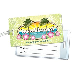 Luggage Tag - Large with business card sleeve