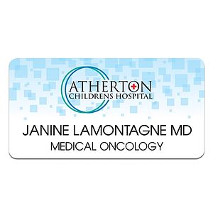 Plastic Name Badge