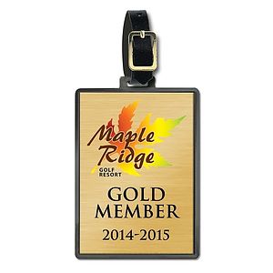 Premium Bag Tag with Metal Insert