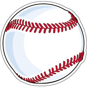 Custom 5.75" Dia Baseball Car Magnet