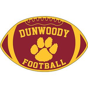 Custom 9.10" x 5.75" Football Car Magnet