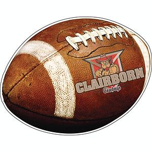 Custom 3.5" x 4.5" Football Car Magnet