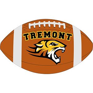 Custom 6.75" x 4.0" Football Car Magnet
