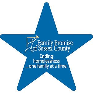 Custom 5" x 4.75" Star Shape Car Magnet