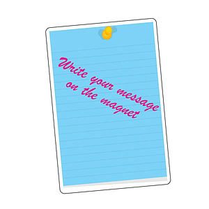 Dry Erase 24.01" to 36" Sq In Custom Shape Magnet