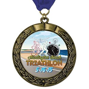 Full color Wreath Medal