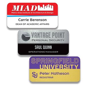 Aluminum Name Badge