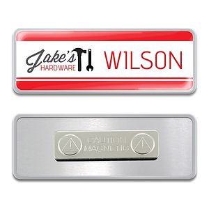 Name Badge - Snap-on Dome