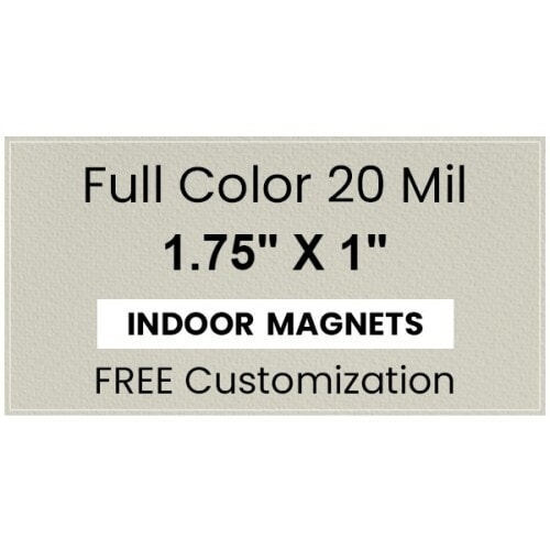 Magnet - 1.75x1 Square Corners