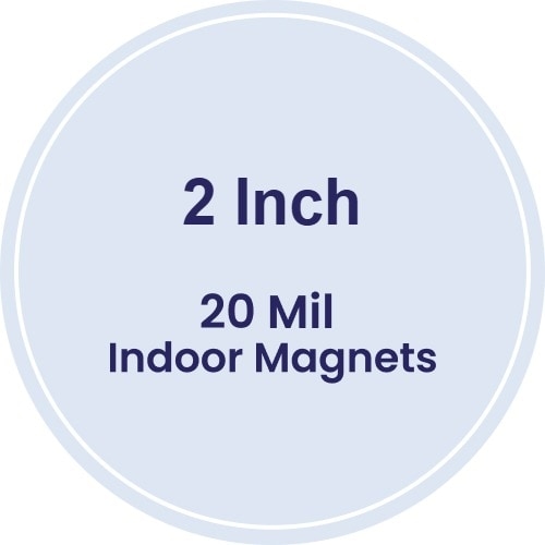 Magnet - 2 Inch Diameter Circle - 20 Mil