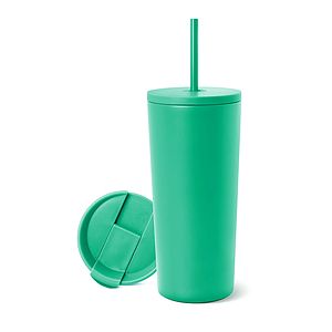 Tumbler with Lid and Straw