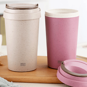 13 Oz. Unbreakable Wheat Straw Drinking Tumbler Cups