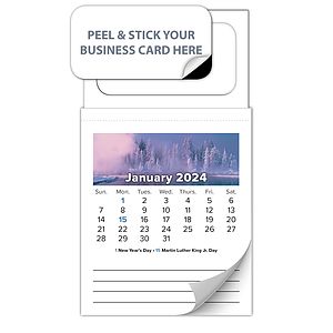 12-Month Tear-Off Magnetic Calendar (Standard) - Jan. 2027 w/Cover