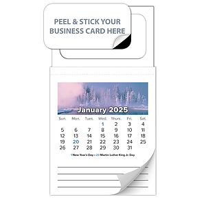 12-Month Tear-Off Magnetic Calendar (Standard) - Jan. 2027 w/Cover