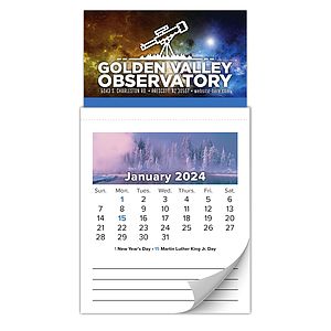 12-Month Tear-Off Magna-Cal Business Card Calendar (Standard) - Jan. 2027 w/Cover