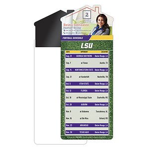 Magna-Card House Shape Magnet Football Schedules (3.5x9)