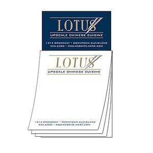 Custom Magna-Pad - 3.5x6.25 50-Sheet with Business Card Magnet