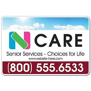 Health Magnetic Car/Truck/Auto/Vehicle Signs - 12x18 Round Corners
