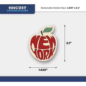 Removable Writeable Matte Sticker <5 Square Inches