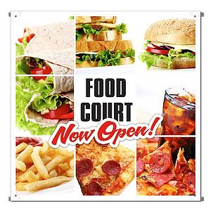 Banner - 3' x 3' - Gloss Vinyl (Includes Plastic Adhesive Grommet Tabs)