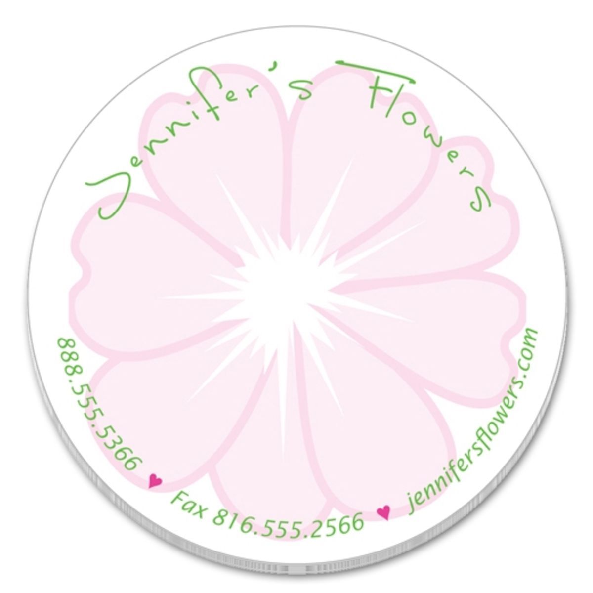 Adhesive note shape circle (3.2x3.2) 50 sheets Order Swag