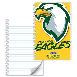 Spiral Bound Notebook - 50 Sheets - 5.125x8.125 (Side Bound)