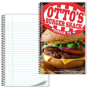 Spiral Bound Notebook - 50 Sheets - 5.125x8.125 (Side Bound)