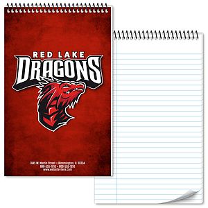 Spiral Bound Notebook - 50 Sheets - 5.125x8.125 (Top Bound)