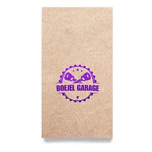 Foil Stamped 2-Ply Kraft Dinner Napkin - 1/8 Fold