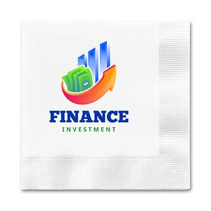 1 Ply White Luncheon Napkin, Digital