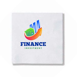 1 Ply White Luncheon Napkin, Digital