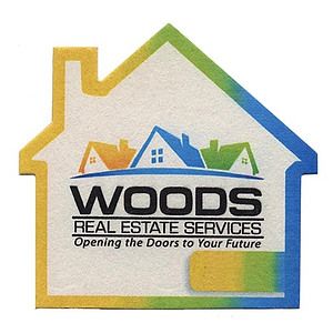 40 pt. Pulpboard Coaster, 3.5" House, Digital