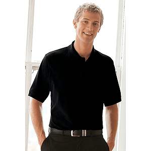 Soft-Blend Double-Tuck Pique Polo