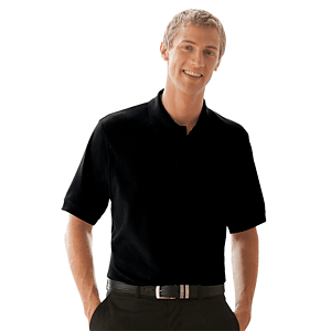 Soft-Blend Double-Tuck Pique Polo