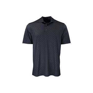 Greg Norman Micro Pique Spinner Print Polo