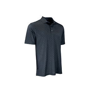 Greg Norman Micro Pique Spinner Print Polo