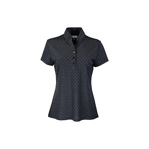 Women’s Greg Norman Micro Pique Spinner Print Polo