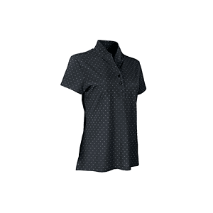 Women’s Greg Norman Micro Pique Spinner Print Polo