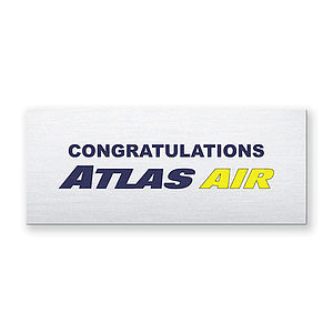 Full color metal dash plaques 0-3 sq"
