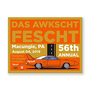 Full color metal dash plaques 9-12 sq"