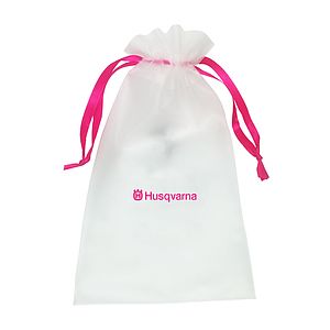Large Frosted Drawstring Pouch
