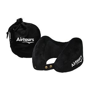 Roll and Go Memory Foam Neck Pillow